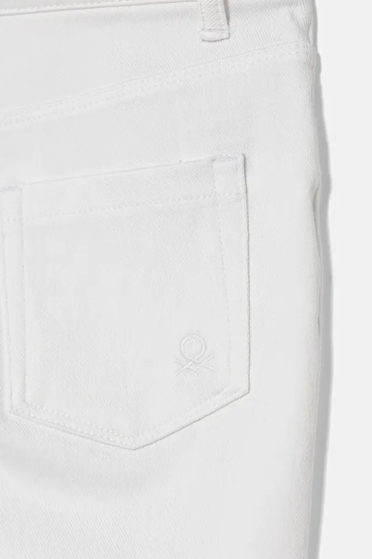 Dziewczynka United Colors of Benetton jeansy dziecięce 46D6GE02D.P.Seasonal biały