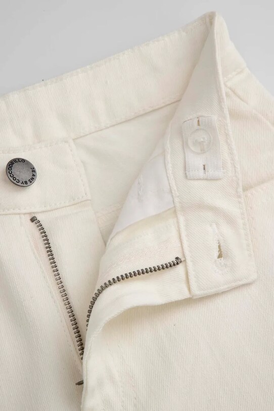 BIMBA Coccodrillo jeans per bambini WC5123102JCG bianco