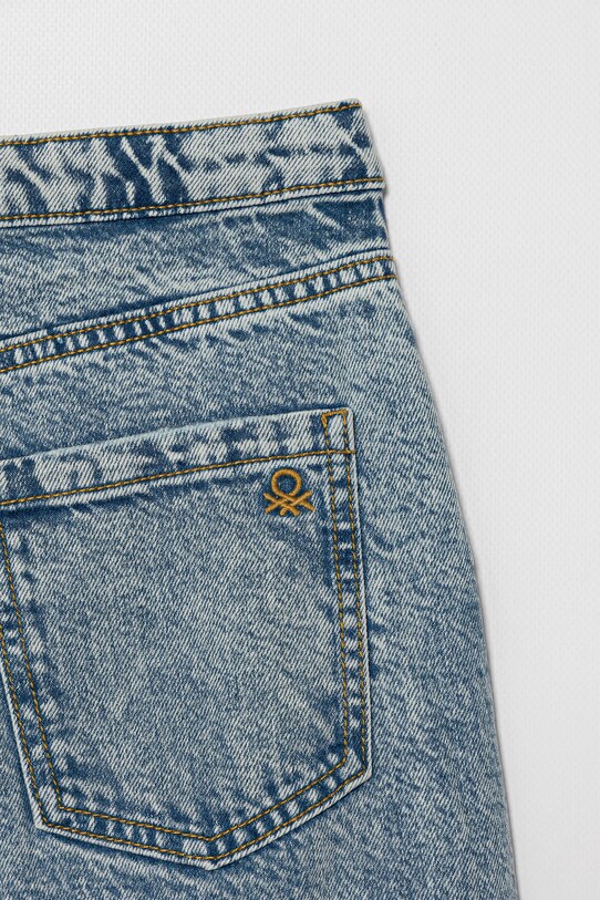 Lány United Colors of Benetton gyerek farmer 4R76CE03V.G.Seasonal kék