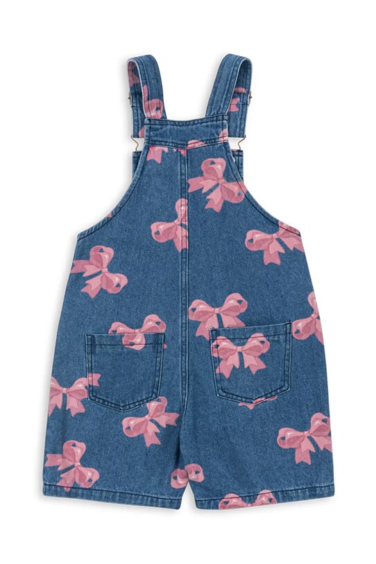 Konges Sløjd salopetă din bumbac pentru copii MAGOT OVERALLS GOTS KS102442 albastru SS25
