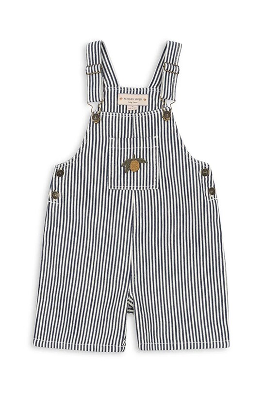 Konges Sløjd ogrodniczki bawełniane dziecięce FENDER OVERALLS GOTS KS102807 czarny SS25
