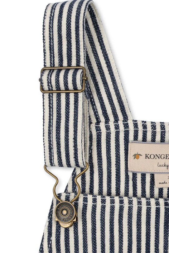 Konges Sløjd ogrodniczki bawełniane dziecięce FENDER OVERALLS GOTS czarny KS102807
