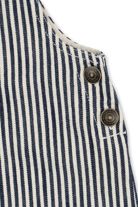 Detské bavlnené nohavice na traky Konges Sløjd FENDER OVERALLS GOTS KS102807