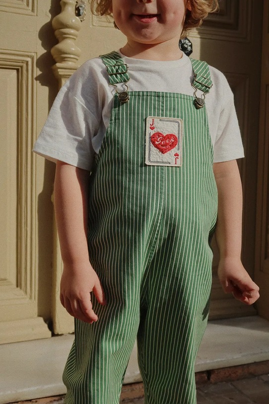 Дитячий бавовняний комбінезон Konges Sløjd RHW X KS JACK OVERALLS GOTS KS103602