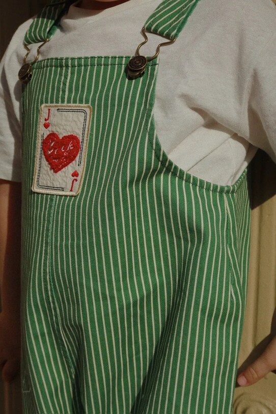 Дитячий бавовняний комбінезон Konges Sløjd RHW X KS JACK OVERALLS GOTS KS103602