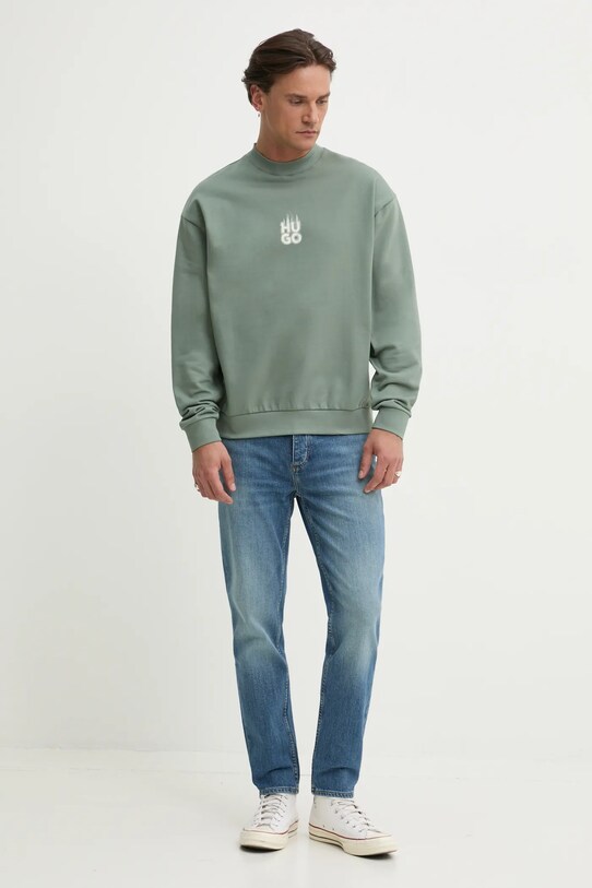 Hugo Blue jeansy 50529220 granatowy SS25