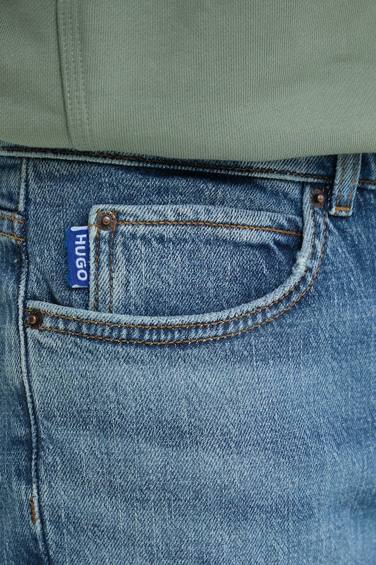 Hugo Blue jeansy granatowy 50529220