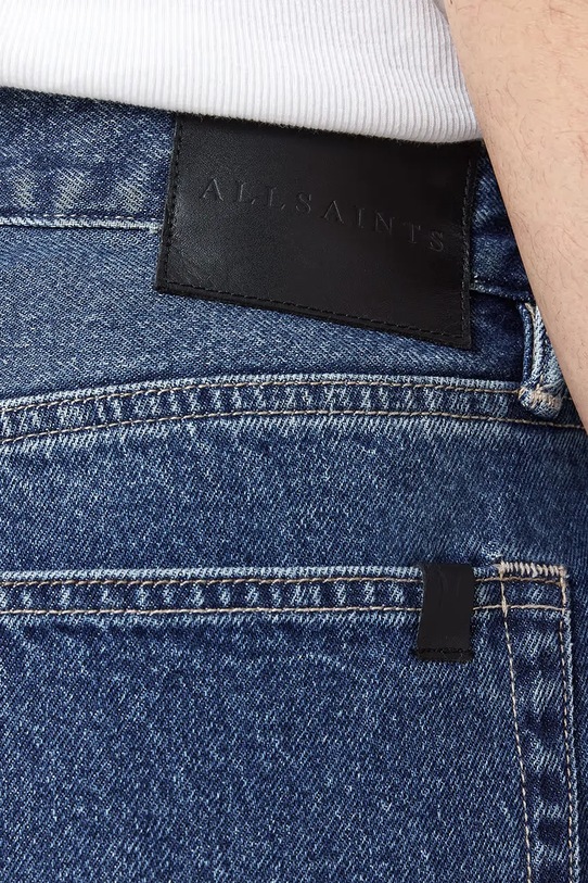 AllSaints jeansy bawełniane LENNY granatowy M011EA