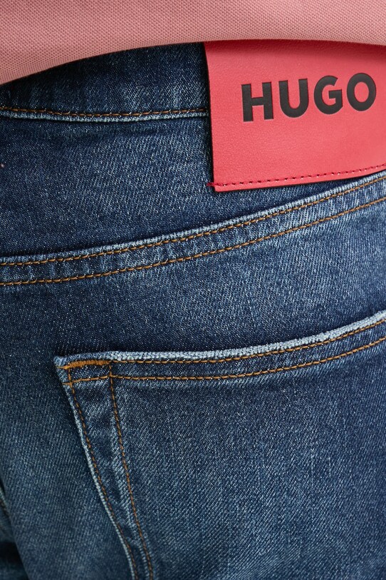 HUGO jeansy granatowy 50530569
