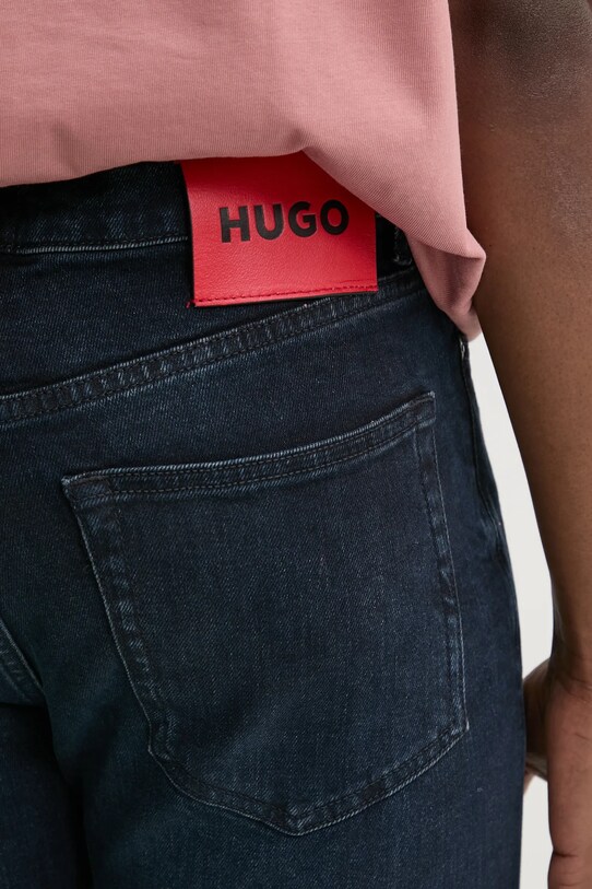 HUGO jeansy granatowy 50530581