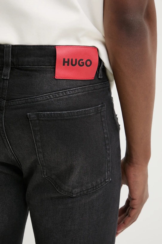 HUGO jeansy czarny 50530597