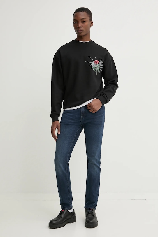 HUGO jeansy 50530610 granatowy SS25