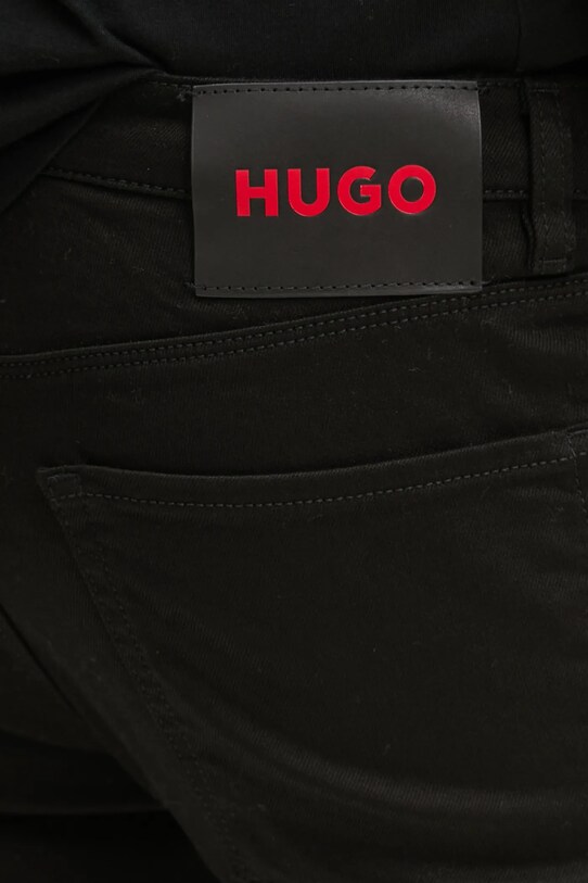 HUGO jeansy czarny 50522145