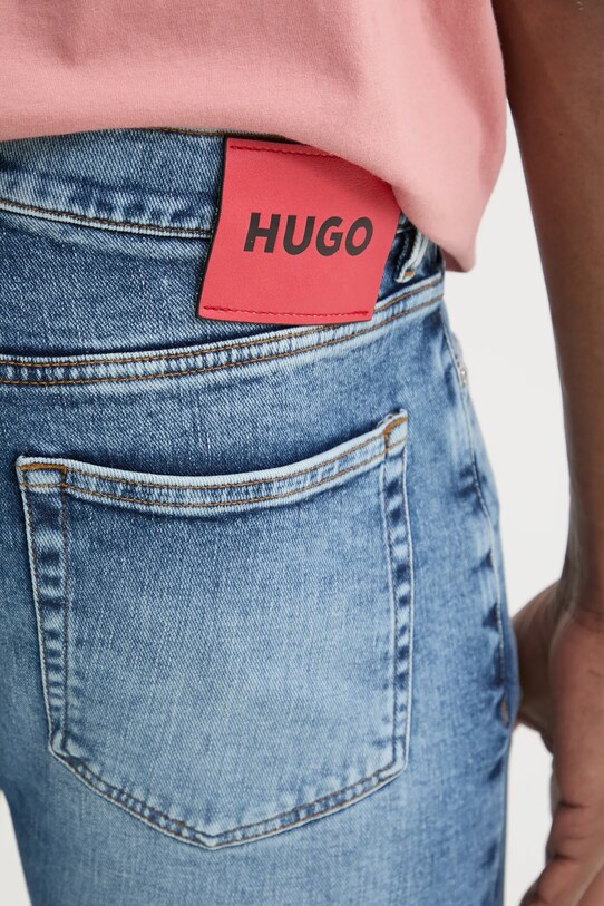 HUGO jeansy niebieski 50530593
