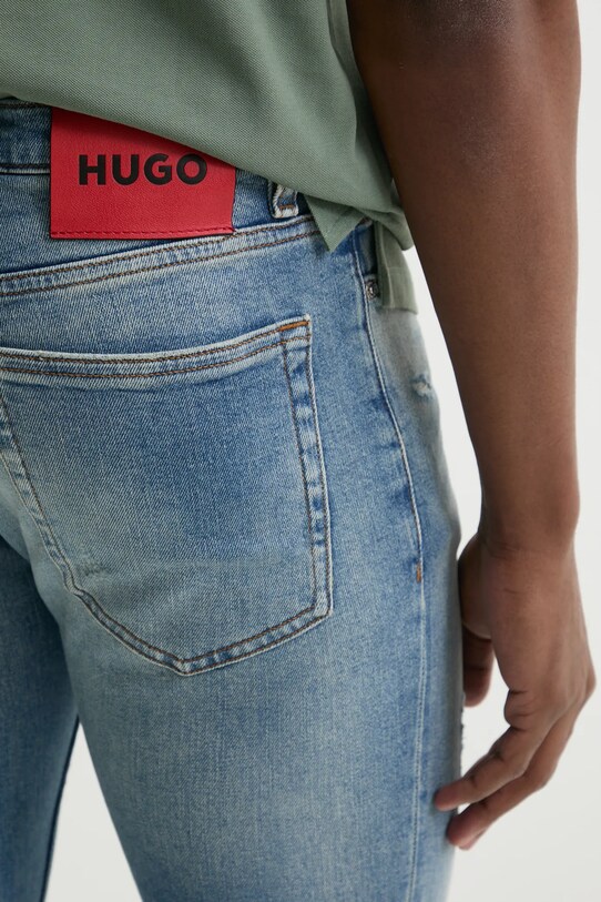 HUGO jeansy niebieski 50530602