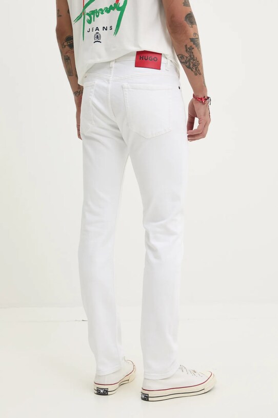 Odzież HUGO jeansy 50530605 biały