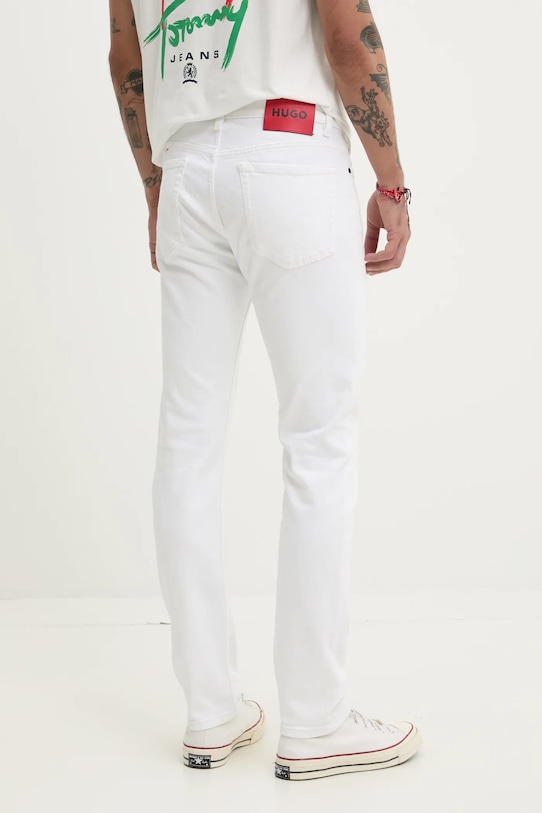 Oblečení Džíny HUGO 50530605 bílá
