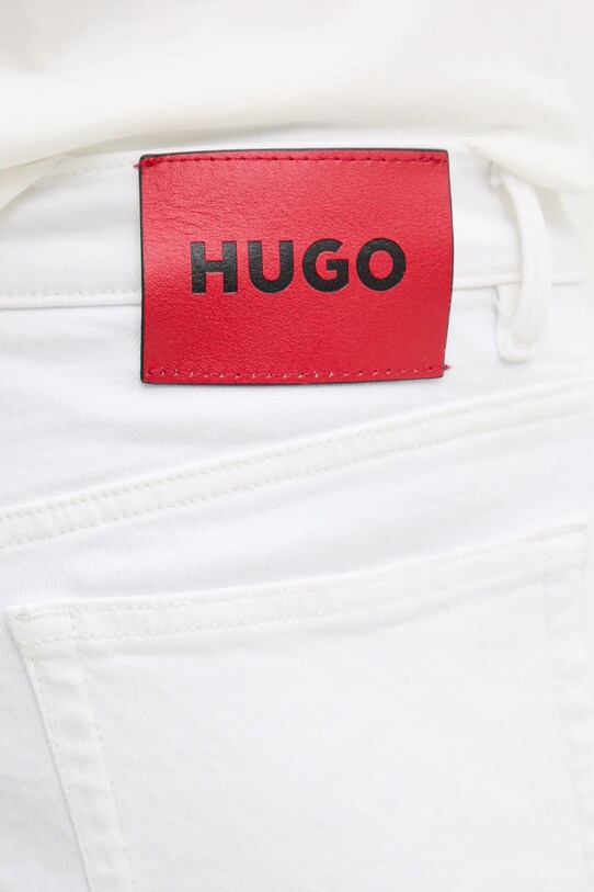 HUGO jeansy biały 50530605