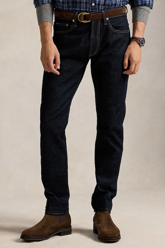 Τζιν παντελόνι Polo Ralph Lauren 710956088 σκούρο μπλε SS25