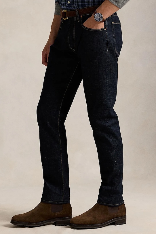 Ρούχα Τζιν παντελόνι Polo Ralph Lauren 710956088 σκούρο μπλε