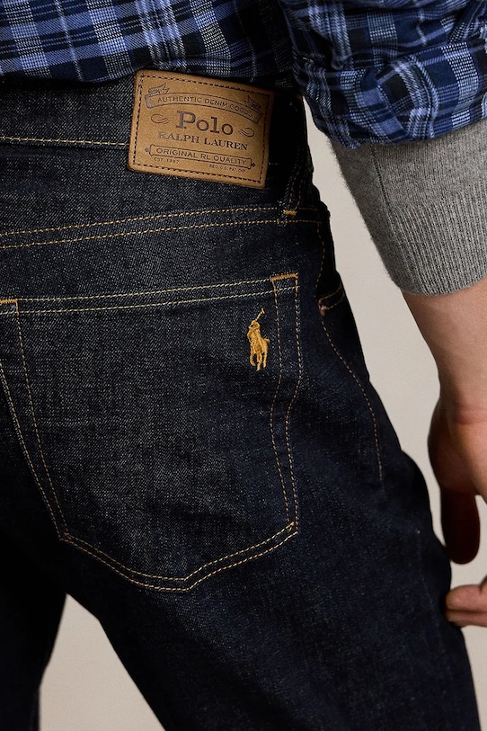 Τζιν παντελόνι Polo Ralph Lauren 710956088 σκούρο μπλε