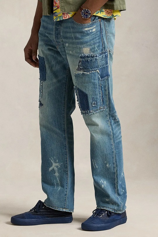 Ρούχα Τζιν παντελόνι Polo Ralph Lauren 710956603 μπλε