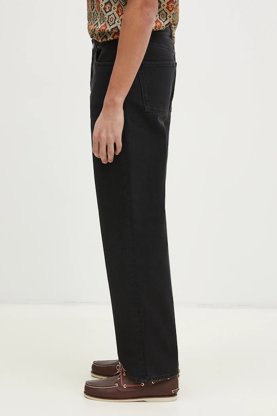 Джинси Drôle de Monsieur Le Jean Noir F.BP164.CO187.BL чорний SS25