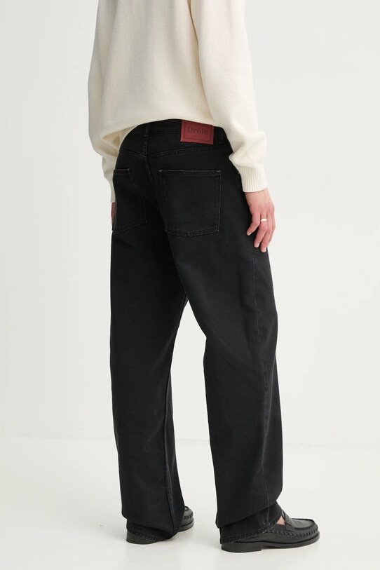 Îmbrăcăminte Drôle de Monsieur jeans Le Jean Noir F.BP164.CO187.BL negru