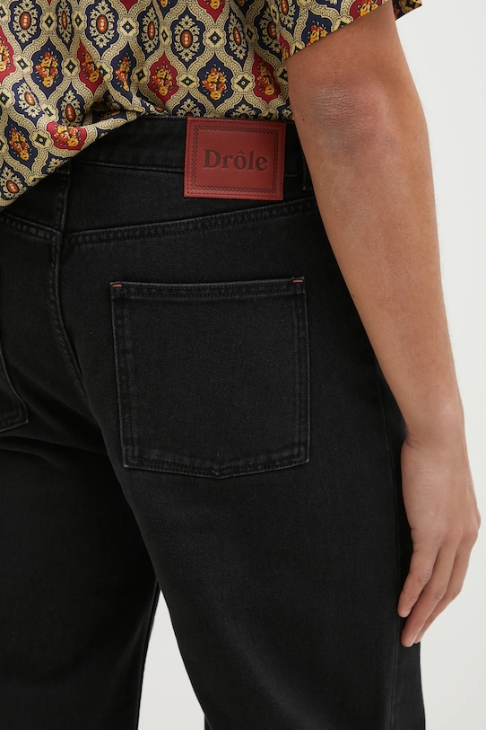 Джинси Drôle de Monsieur Le Jean Noir чорний F.BP164.CO187.BL