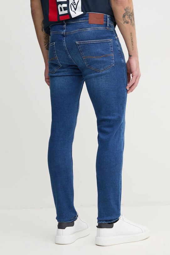 Ρούχα Τζιν παντελόνι Pepe Jeans SKINNY JEANS FINSBURY PM207387HX3 σκούρο μπλε