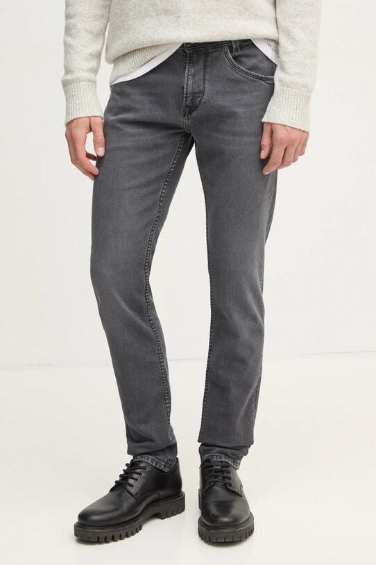 Pepe Jeans jeansy TAPERED JEANS SPIKE szary PM207391UM5