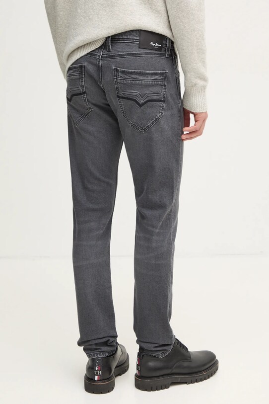 Odzież Pepe Jeans jeansy TAPERED JEANS SPIKE PM207391UM5 szary