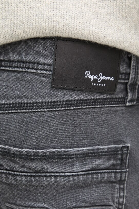 Pepe Jeans jeansy TAPERED JEANS SPIKE szary PM207391UM5