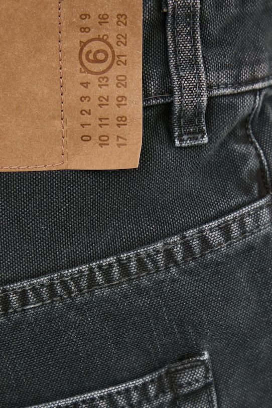 Τζιν παντελόνι MM6 Maison Margiela μαύρο SH0LA0010