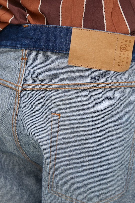 MM6 Maison Margiela jeansy granatowy SH0LA0016