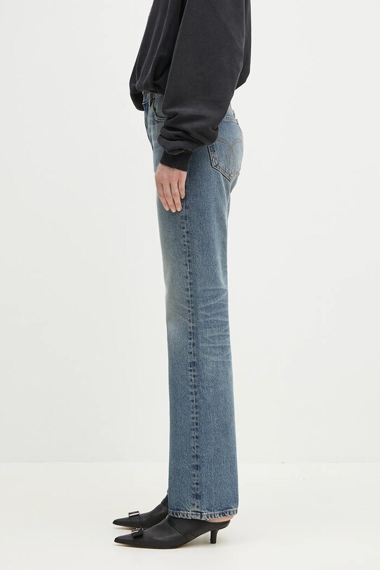 Fiorucci jeansi Lollipop Heart Print Straight Fit Jeans U02SPDJE075DN02DN02 albastru SS25