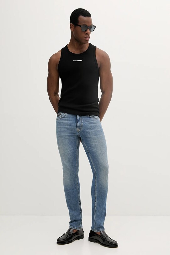 Versace Jeans Couture jeansy 78GAB5S0.CDWA8 niebieski SS25