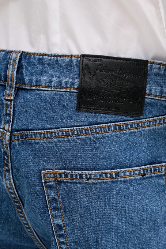 Sisley jeansy granatowy 4MCPSE02H