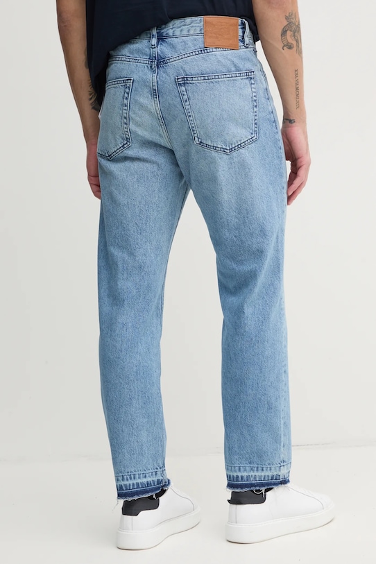 Odzież Sisley jeansy 4YRZSE02Q niebieski