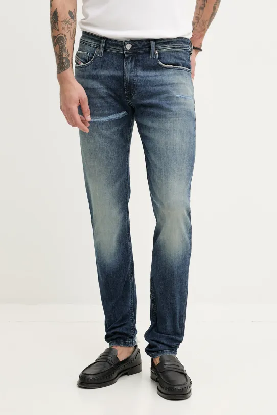 Diesel jeansy 1979 SLEENKER L.34 TROUSERS granatowy A03596.0BMBP