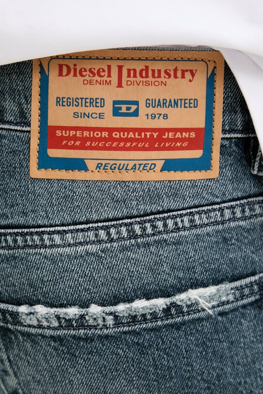 Diesel farmer 2023 D-FINITIVE L.32 TROUSERS kék A10229.007Y7
