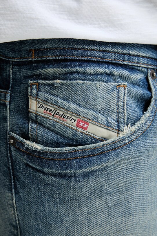 Diesel jeans 2023 D-FINITIVE L.32 TROUSERS A10229.0BMBY albastru