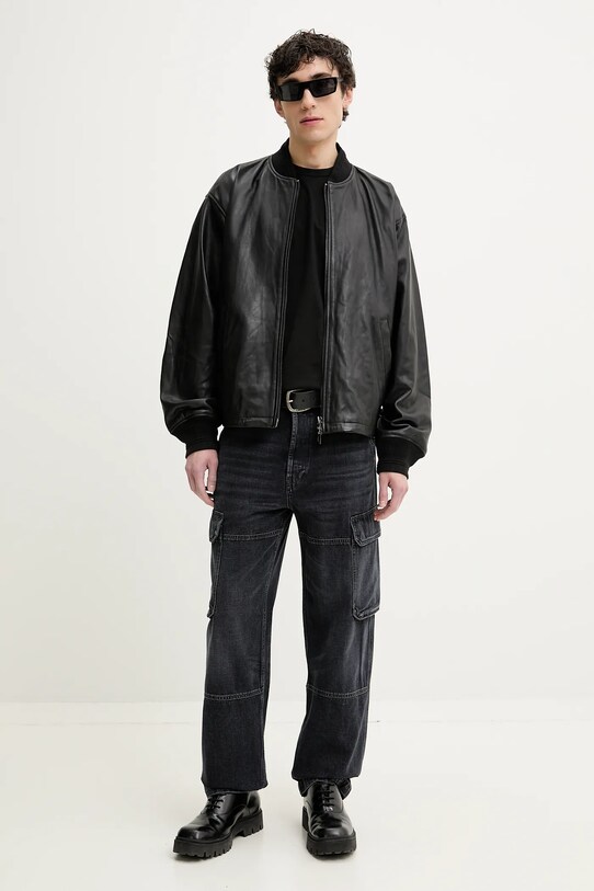 Džíny Diesel D-UTY-CARGO L.32 TROUSERS A16290.007Z9 černá SS25