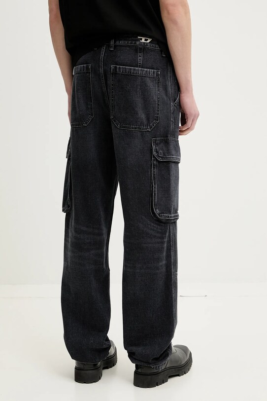 Oblečení Džíny Diesel D-UTY-CARGO L.32 TROUSERS A16290.007Z9 černá