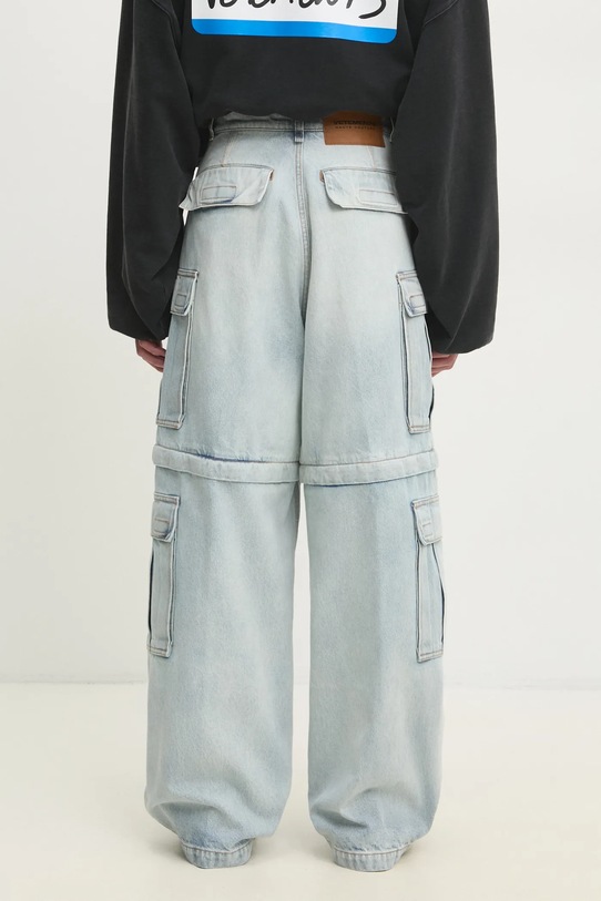 Abbigliamento VETEMENTS jeans Cargo UA66PA520L blu