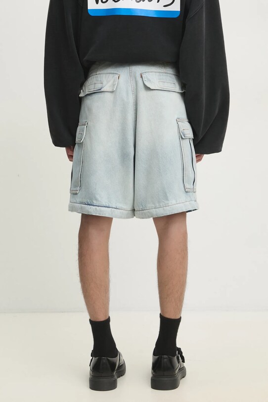 VETEMENTS jeansy Cargo UA66PA520L niebieski