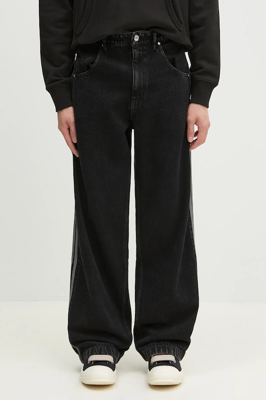 adidas Originals jeans Firebird negru JC6718