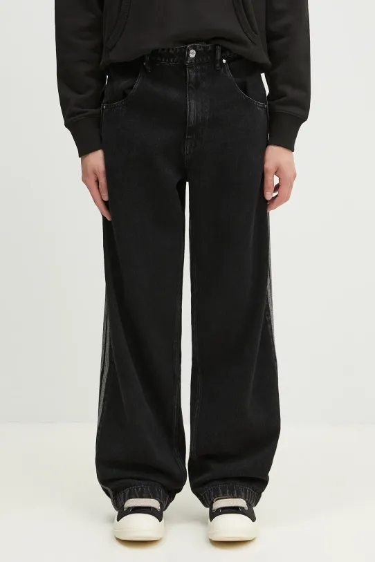 adidas Adicolor Denim Firebird Joggers Black black JC6718