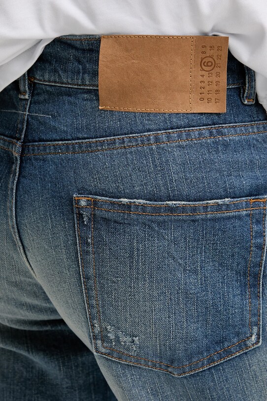 MM6 Maison Margiela jeans blu SH0LA0019.M30016
