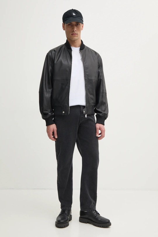 United Colors of Benetton farmer 49BTUE01M fekete AW25